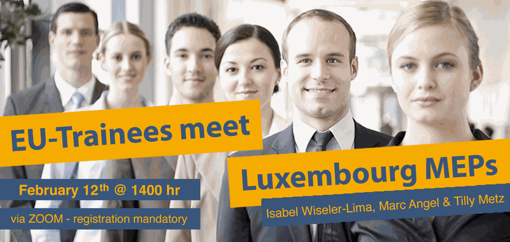 EU-Trainees meet Luxembourg MEPs